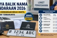 Biaya Balik Nama Kendaraan 2026, Ini Rincian Tarif yang Masih Harus Dibayar (Foto: Ilustrasi Ai)