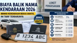Biaya Balik Nama Kendaraan 2026, Ini Rincian Tarif yang Masih Harus Dibayar (Foto: Ilustrasi Ai)