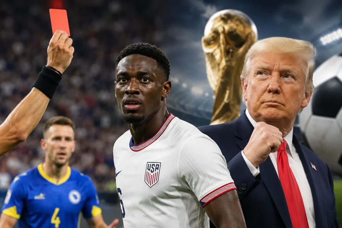 Trump Sambut Penangguhan Kartu Merah Balogun, Keputusan FIFA Tuai Polemik (Foto: Ilustrasi Ai)