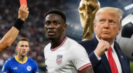 Trump Sambut Penangguhan Kartu Merah Balogun, Keputusan FIFA Tuai Polemik (Foto: Ilustrasi Ai)