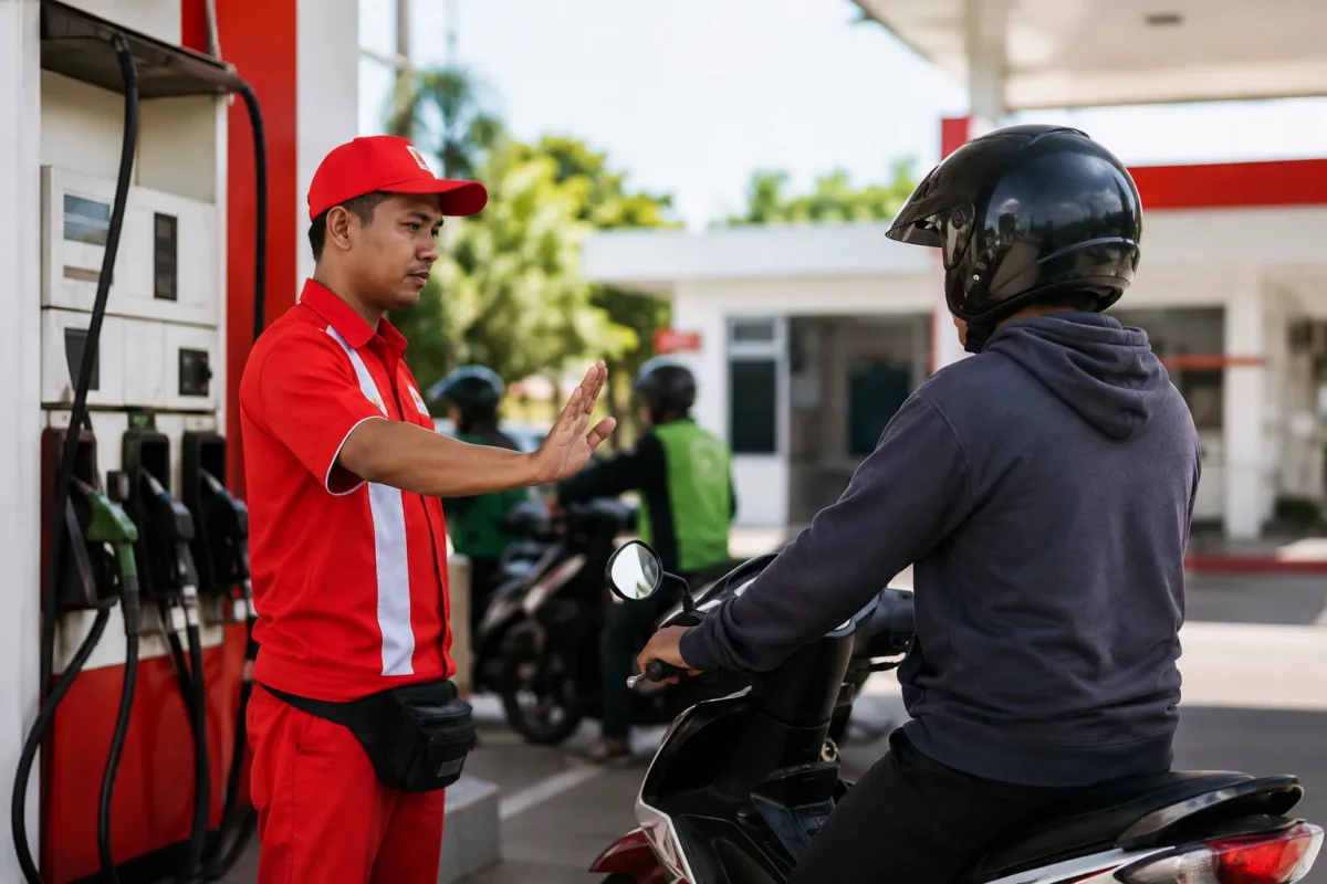 Pertamina Jelaskan Viral Larangan Isi Pertalite bagi Penunggak Pajak (Foto: Ilustrasi AI)