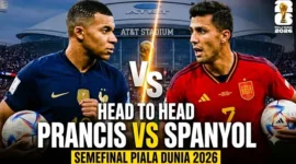 Empat Raksasa Dunia Berebut Tiket Final Piala Dunia 2026 (Foto: Ilustrasi AI)