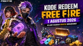 Kode Redeem FF 1 Agustus 2026, Klaim Hadiah Gratis Garena (Foto: Ilustrasi AI )